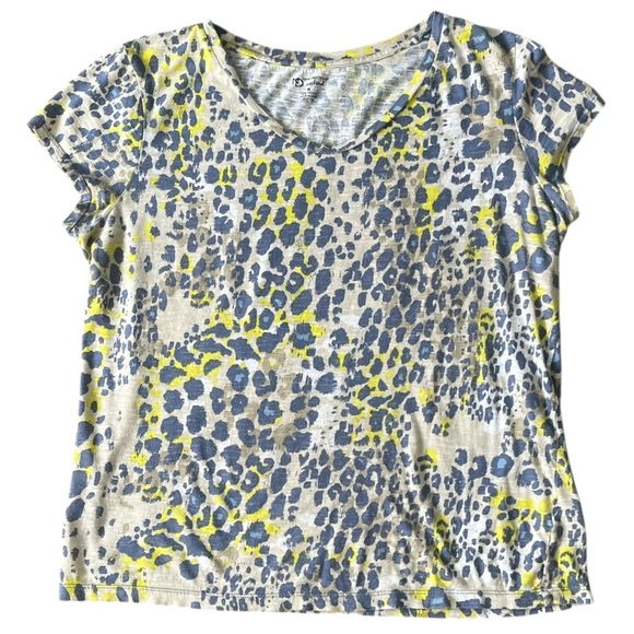 New Directions Blue Relaxed Boxy Tee - Picture 2 of 12